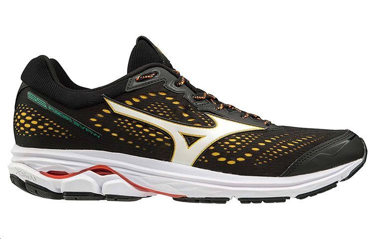 Order Mizuno Wave Rider 22 "Noir Blanc Jaune" J1GC197801