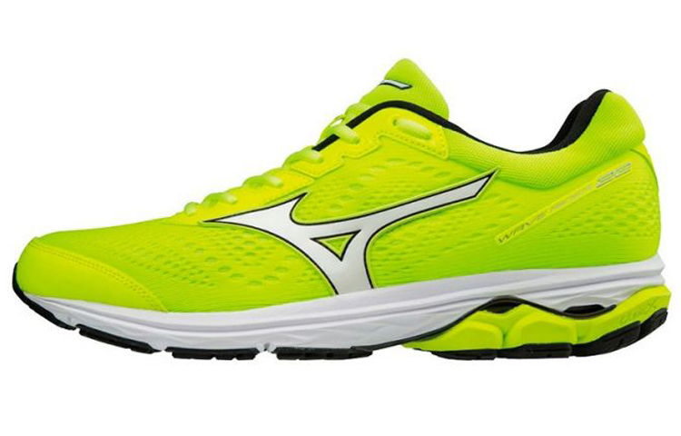Mizuno Wave Rider 22 'Fluorescent Yellow White'
