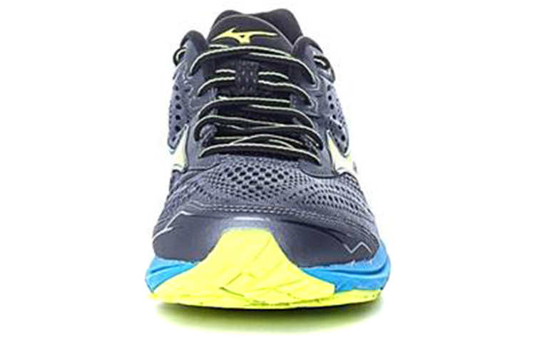 Shop Mizuno Wave Rider 22 Lage Sneakers Slijtvast Zwart Blauw Geel J1GC183145