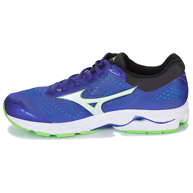 Mizuno Wave Rider 22 Low Tops Wear-resistant Blue White J1GC183116