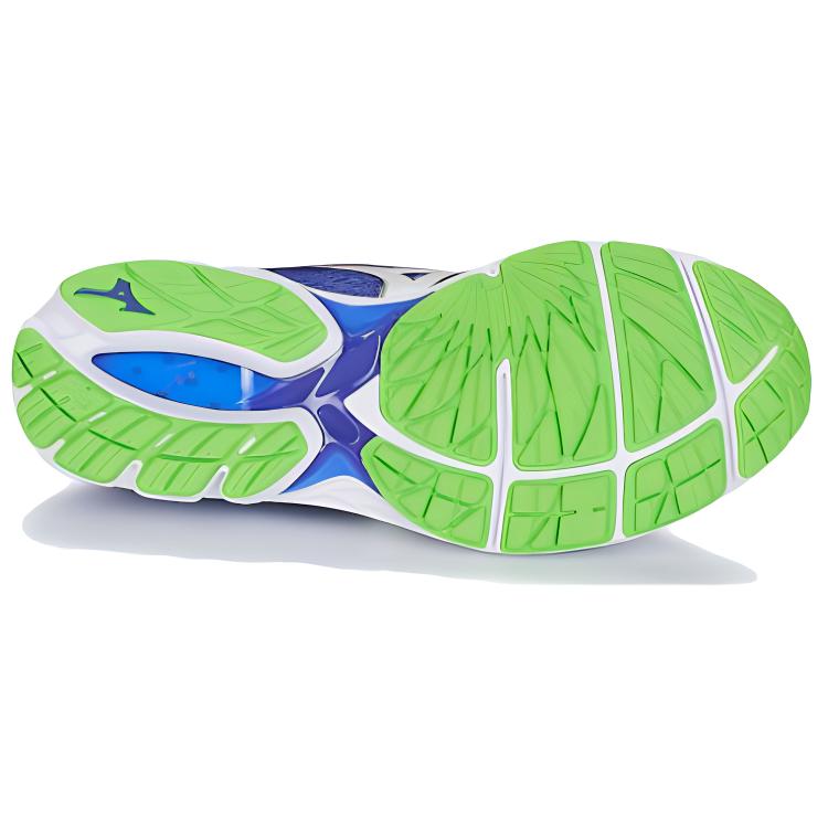 Mizuno Wave Rider 22 Low Tops Wear-resistant Blue White 圖 5