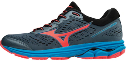 Mizuno Wave Rider 22 Sports Gray Blue Pink J1GD183155 Mizuno Wave Rider 22 Sports Gray Blue Pink J1GD183155