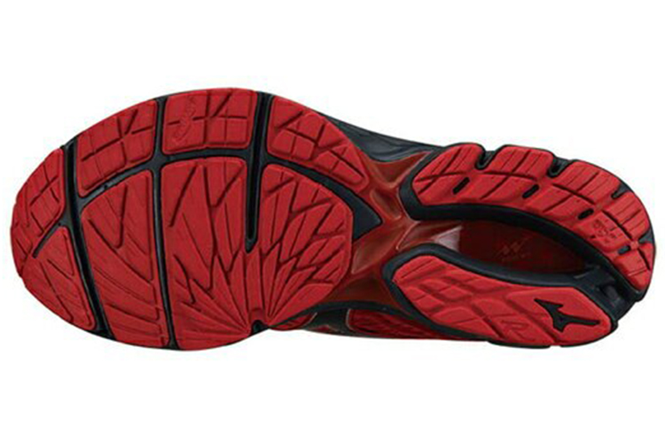 Shop Mizuno Wave Rider 22 Super Wide 'Rojo'. J1GC183210