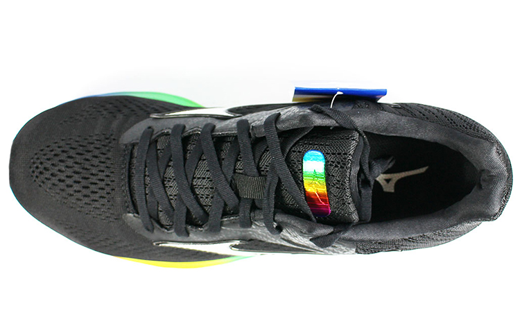 Lookbook Mizuno Rider 23 低筒 跑步鞋 男女皆宜 黑色混搭