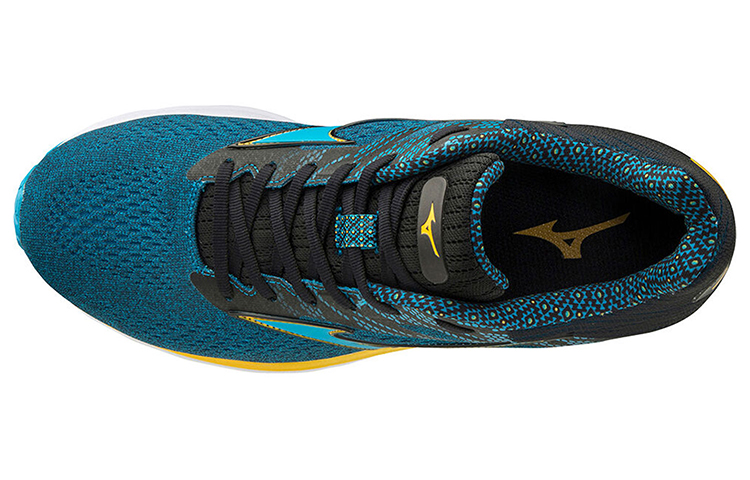 Lookbook Mizuno Wave Rider 23 ''Bleu Blanc Jaune'' J1GC190320
