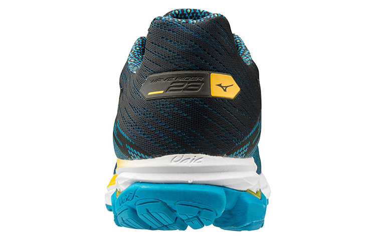 Shop Mizuno Wave Rider 23 ''Bleu Blanc Jaune'' J1GC190320