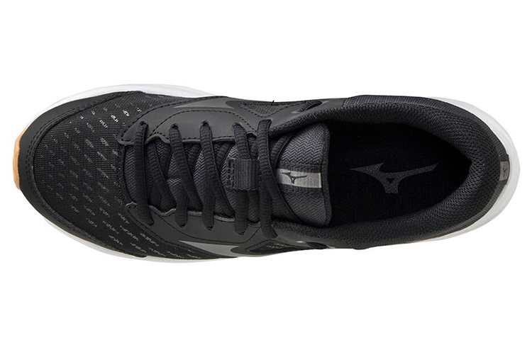 Lookbook Mizuno Wave Rider 24 'Black Comfort Low-Top Running' K1GC203349
