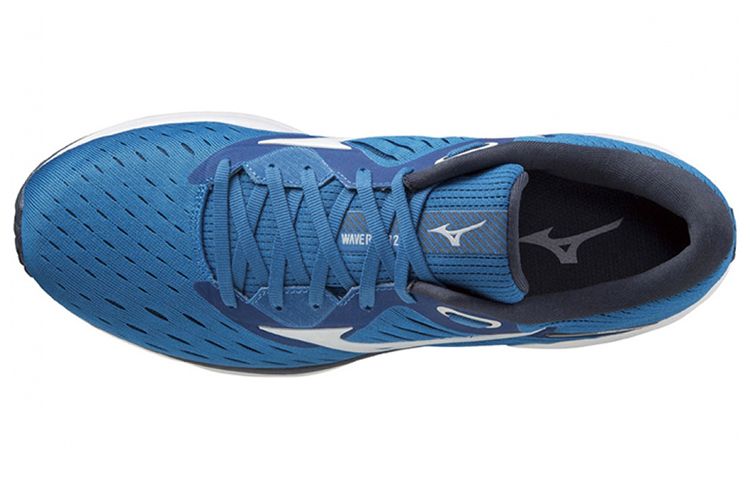Lookbook Mizuno Wave Rider 24 "Bleu Argent" J1GC200338