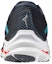 Shop Mizuno Wave Rider 24 'India Ink' Lelaki wanita kasut lari J1GC200342