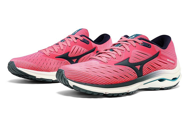 Order 美津濃 Wave Rider 24 '橙色海軍藍' J1GC200330