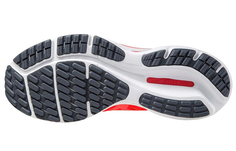 Shop Mizuno Wave Rider 24 運動 減震防滑 低筒 跑步鞋 男款 紅色