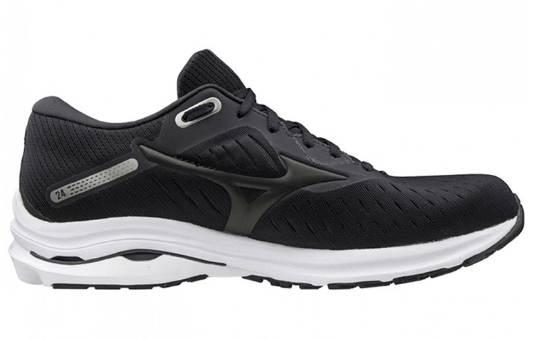 Order Mizuno Wave Rider 24 Super Wide ''Zwart Grijs'' J1GC200403