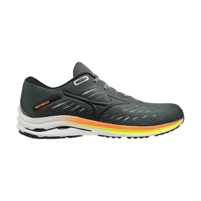 Mizuno Wave Rider 24 Super Wide 'Grey Black Orange'