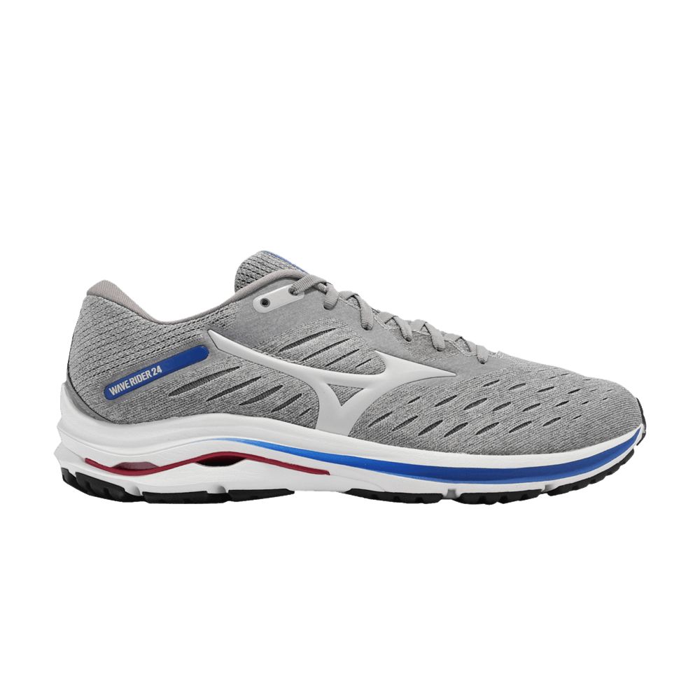 Mizuno Wave Rider 24 Super Wide 'Grey Blue' J1GC200446