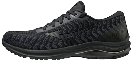 Mizuno Wave Rider 24 Waveknit 'Black Grey' J1GC207509 Mizuno Wave Rider 24 Waveknit 'Black Grey' J1GC207509