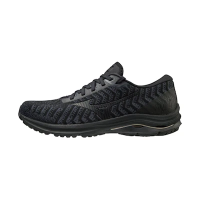 Mizuno Wave Rider 24 Waveknit 'Black Grey'