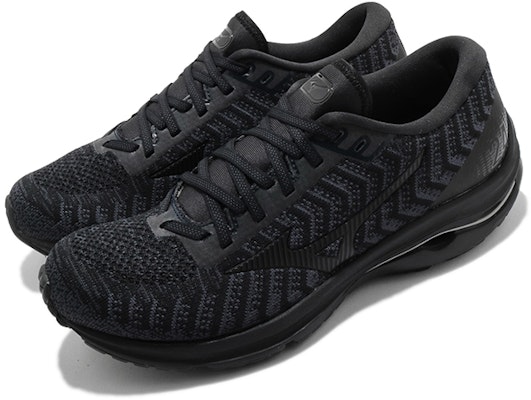 美津浓Mizuno Wave Rider 24 Waveknit“黑灰”跑鞋 J1GC207509 Lookbook 美津浓Mizuno Wave Rider 24 Waveknit“黑灰”跑鞋 J1GC207509