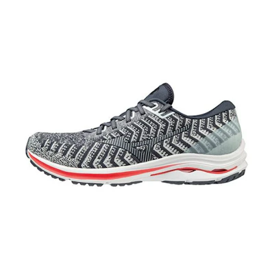 Mizuno Wave Rider 24 Waveknit 'Black White'