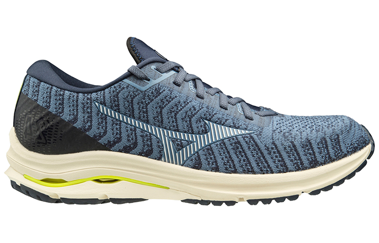 Order 美津浓Wave Rider 24 编织版 男子跑鞋 '海军蓝' J1GC207520