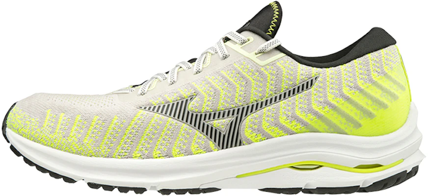 Mizuno Wave Rider 24 Waveknit 'Yellow Gray White' J1GC207516 Buy Mizuno Wave Rider 24 Waveknit 'Yellow Gray White' J1GC207516