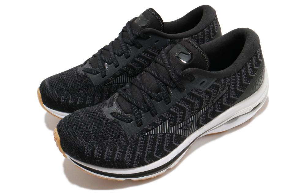 Lookbook 美津濃 Wave Rider 24 Waveknit 超寬版 '黑色' J1GC207651