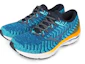 Lookbook Mizuno Wave Rider 24 Waveknit Super Wide ''Bleu Orange'' J1GC207630