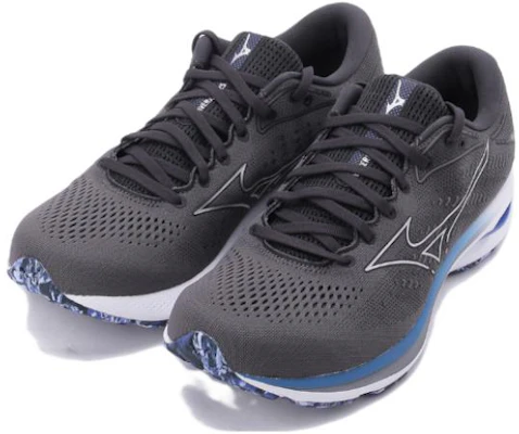 Mizuno Wave Rider 25 4E Wide 'Kelabu Biru' J1GC210493 Lookbook Mizuno Wave Rider 25 4E Wide 'Kelabu Biru' J1GC210493