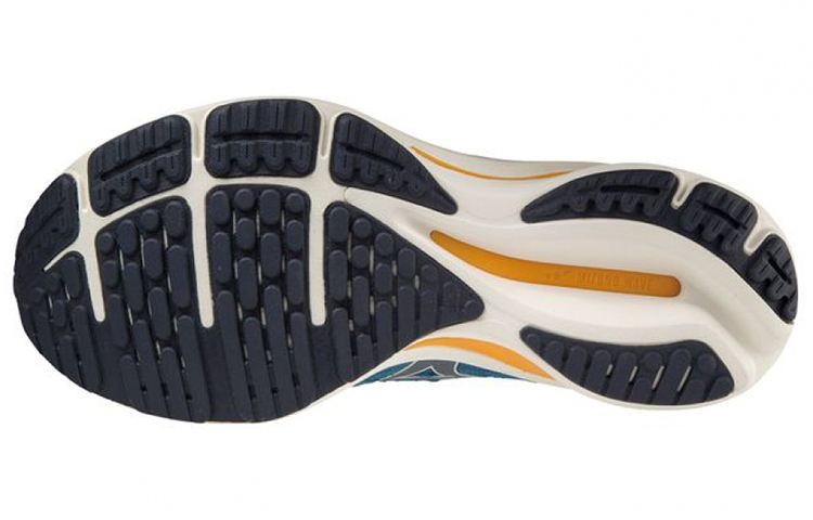 Lookbook 美津濃 Wave Rider 25 防滑透氣 低幫 跑步鞋 男款 藍色