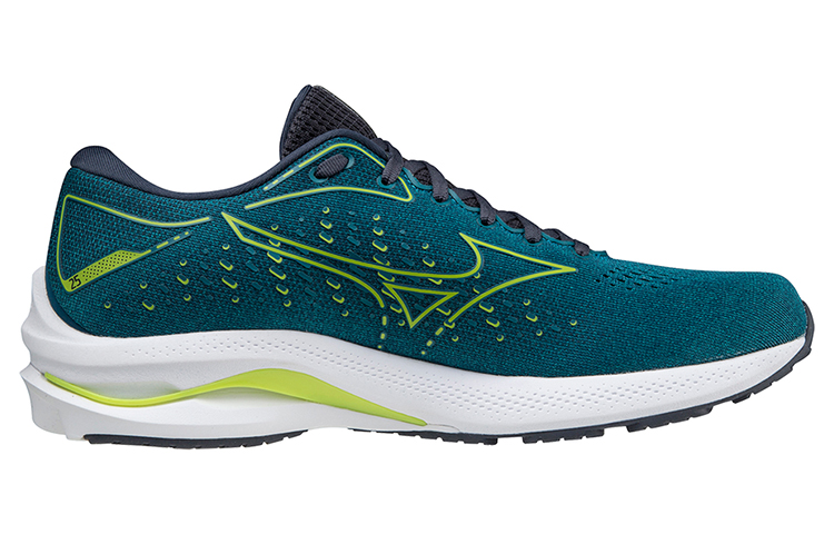 Order Mizuno Wave Rider 25 ''Confort Vert Baskets Basses Running'' J1GC210382