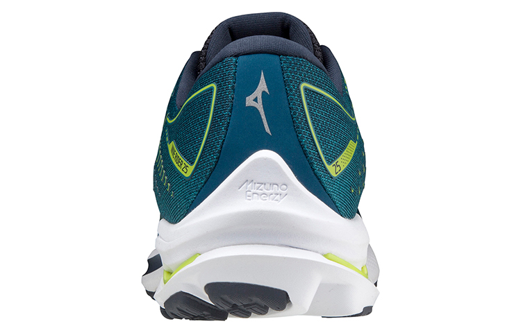 Shop Mizuno Wave Rider 25 ''Confort Vert Baskets Basses Running'' J1GC210382