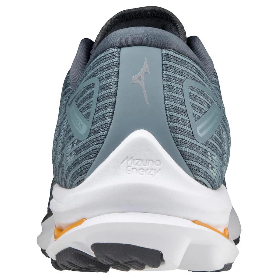 Shop ミズノ ウェーブ ライダー 25 'Grey Blue' J1GC217601 J1GC217601