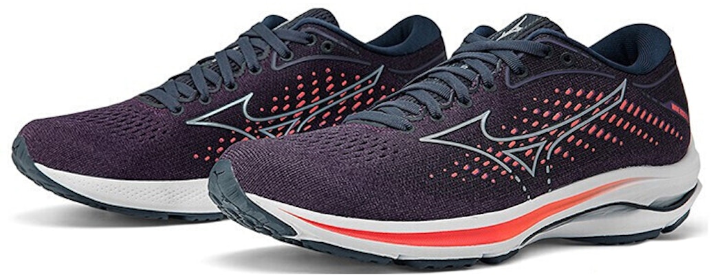 미즈노 웨이브 라이더 25 '퍼플 오렌지' J1GC210358 Order 미즈노 웨이브 라이더 25 '퍼플 오렌지' J1GC210358