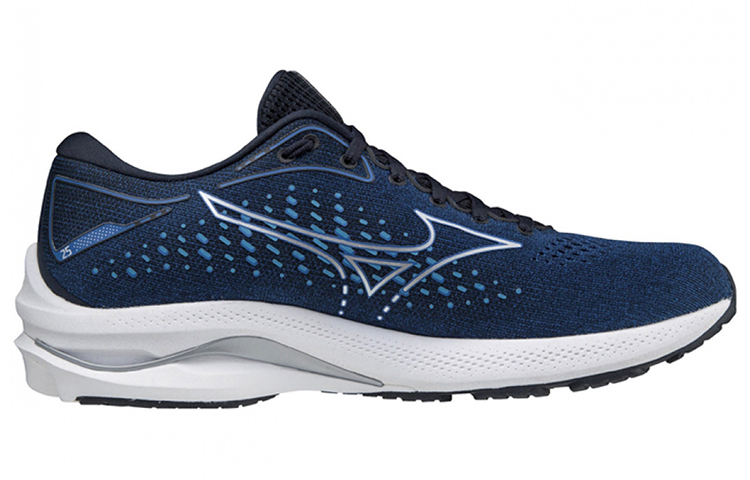 Order Mizuno Wave Rider 25 Super Wide ''Bleu Impérial''. J1GC210494