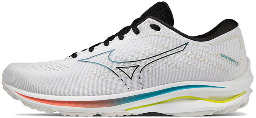 Mizuno Wave Rider 25 Super Wide ''Blanc Noir'' J1GC210409 Buy Mizuno Wave Rider 25 Super Wide ''Blanc Noir'' J1GC210409