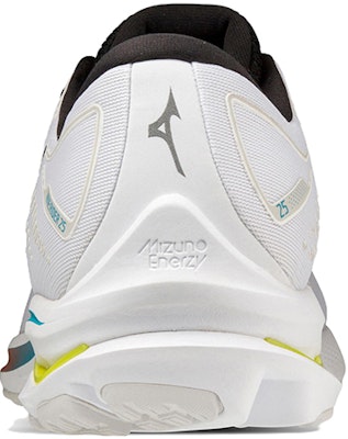 Mizuno Wave Rider 25 Super Wide 'Blanco Negro'. J1GC210409 Shop Mizuno Wave Rider 25 Super Wide 'Blanco Negro'. J1GC210409