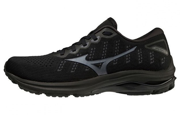 Mizuno Wave Rider 25 Waveknit 'Black Dark Grey' J1GC217515 Buy Mizuno Wave Rider 25 Waveknit 'Black Dark Grey' J1GC217515