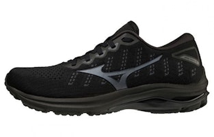 Mizuno Wave Rider 25 Waveknit 'Black Dark Grey' J1GC217515 Mizuno Wave Rider 25 Waveknit 'Black Dark Grey' J1GC217515