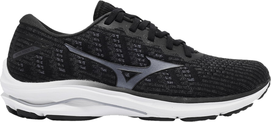 Mizuno Wave Rider 25 Waveknit 'Hitam Abu-abu' J1GC217590 Buy Mizuno Wave Rider 25 Waveknit 'Hitam Abu-abu' J1GC217590