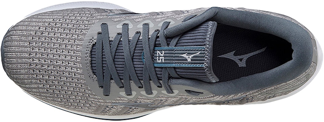 Mizuno Wave Rider 25 Waveknit 'Gris Plata' J1GC217593 Lookbook Mizuno Wave Rider 25 Waveknit 'Gris Plata' J1GC217593