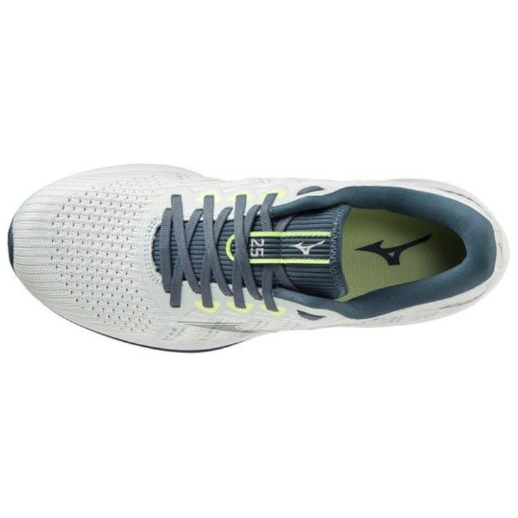 Lookbook Mizuno Wave Rider 25 Waveknit 'Grey White' J1GC217501