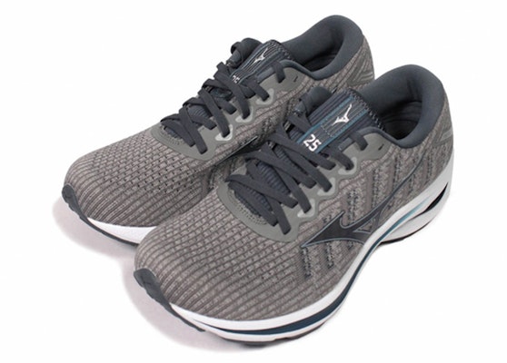 Mizuno Wave Rider 25 Waveknit Extra Ancho 'Gris' J1GC217693 Lookbook Mizuno Wave Rider 25 Waveknit Extra Ancho 'Gris' J1GC217693