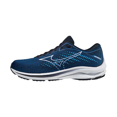 Mizuno Wave Rider 25 Wear-resistant Lightweight Deep Blue