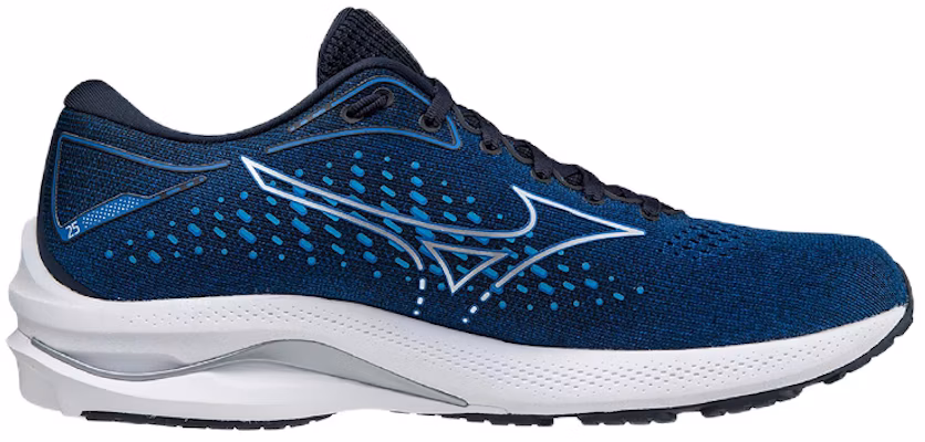 Mizuno Wave Rider 25 耐磨輕便慢跑鞋 深藍 Order Mizuno Wave Rider 25 耐磨輕便慢跑鞋 深藍