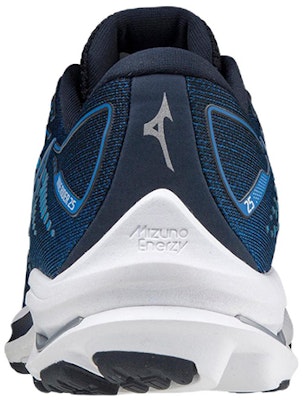 Mizuno Wave Rider 25 耐磨輕便慢跑鞋 深藍 Shop Mizuno Wave Rider 25 耐磨輕便慢跑鞋 深藍