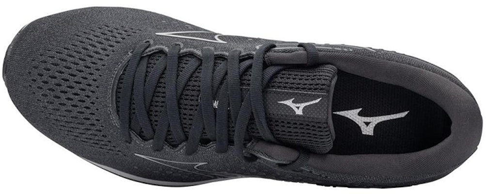 미즈노 웨이브 라이더 25 와이드 블랙 (Mizuno Wave Rider 25 Wide Black) J1GC210404 Lookbook 미즈노 웨이브 라이더 25 와이드 블랙 (Mizuno Wave Rider 25 Wide Black) J1GC210404