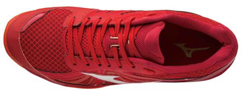 미즈노 웨이브 라이더 25 와이드 (레드 배구) V1GA173002 Lookbook 미즈노 웨이브 라이더 25 와이드 (레드 배구) V1GA173002