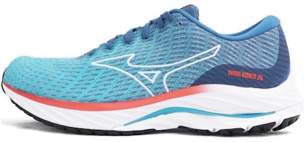 Mizuno Wave Rider 26 4E Wide 'Maui Blue Fiery Coral' J1GC227651 Mizuno Wave Rider 26 4E Wide 'Maui Blue Fiery Coral' J1GC227651