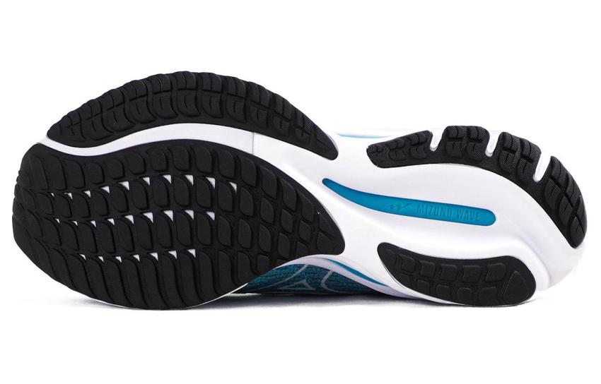 Details for Mizuno Wave Rider 26 4E Breit ''Maui Blau Feuriges Koralle'' J1GC227651
