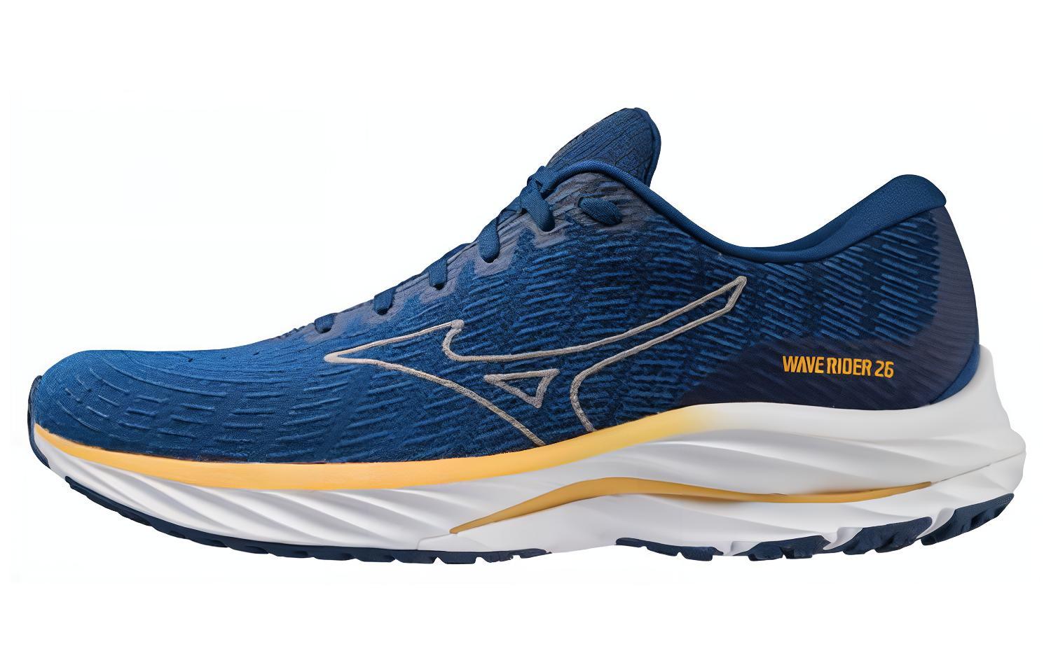Mizuno Wave Rider 26 4E Wide 'Snorkel Blue Yellow' J1GC227653