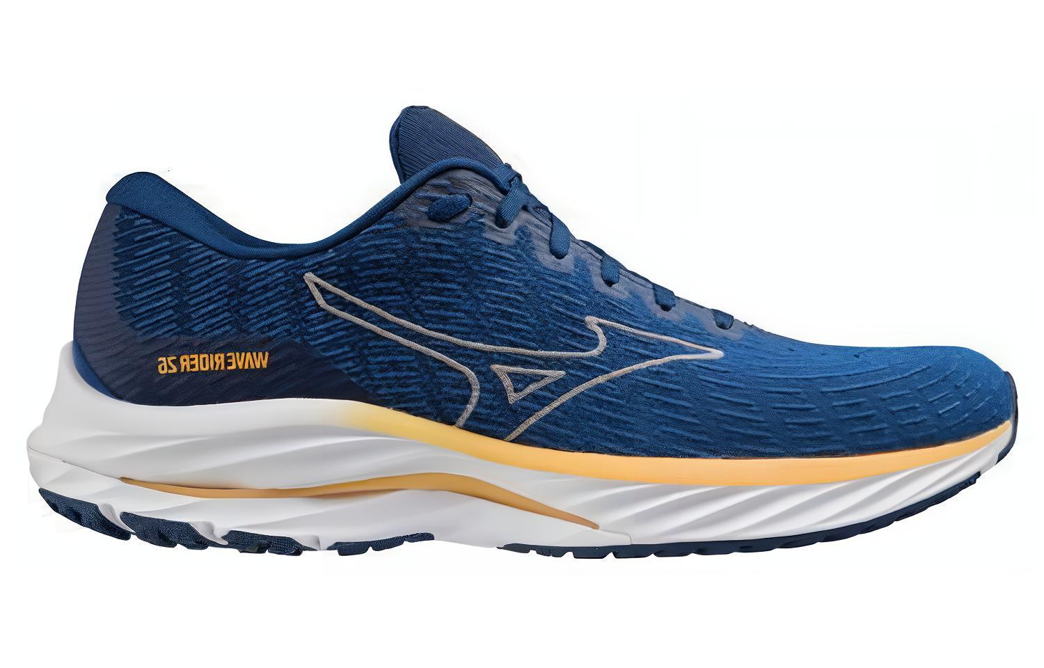 Mizuno Wave Rider 26 4E Wide 'Snorkel Blue Yellow' 圖 2